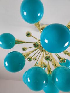  JL Light Style Turquoise Murano glass Spheres Sputnik chandelier - 4293702