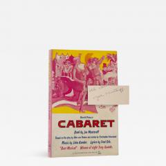  JOE MASTEROFF Cabaret BY JOE MASTEROFF - 3132620