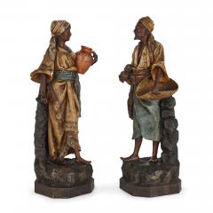  JOHANN MARESCH A pair of Orientalist terracotta figures by Johann Maresch - 3640600