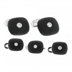  JOSEPH ORLANDO JOSEPH ORLANDO DIAMOND AND BLACK ONYX CUFFLINKS AND SHIRT STUDS - 3402033