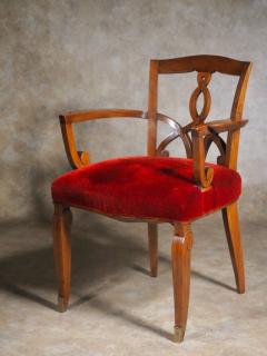  JULES EMILE LELEU Jules Leleu THREE PAIRS of armchairs - 3050911