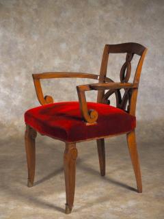  JULES EMILE LELEU Jules Leleu THREE PAIRS of armchairs - 3050931