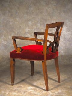  JULES EMILE LELEU Jules Leleu THREE PAIRS of armchairs - 3050936