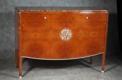  JULES EMILE LELEU Jules Leleu cabinet in amboyna with inlaid medallion - 3031413