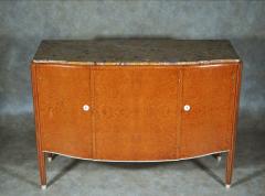  JULES EMILE LELEU Jules Leleu cabinet in amboyna with mahogany interior - 3031418