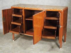  JULES EMILE LELEU Jules Leleu cabinet in amboyna with mahogany interior - 3031420