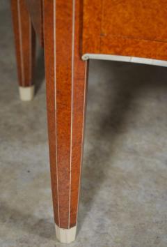  JULES EMILE LELEU Jules Leleu cabinet in amboyna with mahogany interior - 3031439