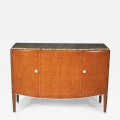  JULES EMILE LELEU Jules Leleu cabinet in amboyna with mahogany interior - 3033942