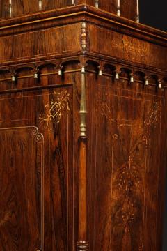  Jacob Helwig A MAGNIFICENT ROSEWOOD BOXWOOD INLAID AND GILT BRONZE MOUNTED SECRETAIRE - 3632191