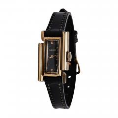  Jaeger LeCoultre Le Coltre 14K Geometric Art Deco Watch - 3869476