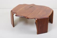  James Camp One of a Kind James Monroe Camp Studio Coffee Table in Walnut USA 1975 - 1135031