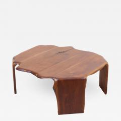  James Camp One of a Kind James Monroe Camp Studio Coffee Table in Walnut USA 1975 - 1135778