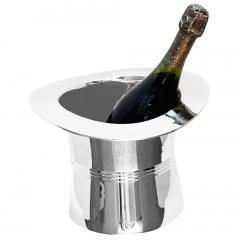  James Deakin Sons Art Deco Silver Plate Top Hat Champagne Bucket - 4244941