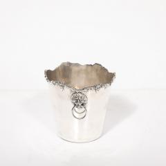  James Deakin Sons Neoclassical Sterling Silver Bacchus Ice Bucket signed James Deakin Sons - 4075864