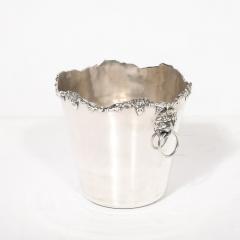  James Deakin Sons Neoclassical Sterling Silver Bacchus Ice Bucket signed James Deakin Sons - 4075872