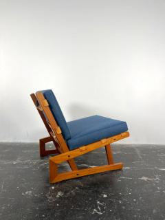  Jan Erik Lindgren Cantilevered Norwegian Snurre Lounge Chair in Teak by Jan Erik Lindgren - 3706773
