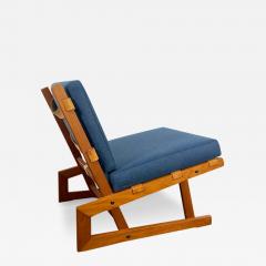  Jan Erik Lindgren Cantilevered Norwegian Snurre Lounge Chair in Teak by Jan Erik Lindgren - 3709354