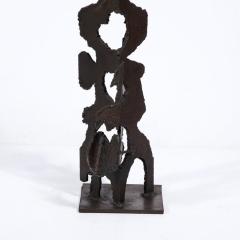  Jan Van Deckter Brutalist Steel Sculpture in Oil and Waxed Finish by Jan Van Deckter - 3375970