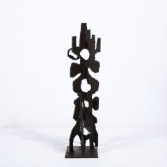  Jan Van Deckter Brutalist Steel Sculpture in Oil and Waxed Finish by Jan Van Deckter - 3376115