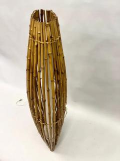  Janine Abraham Dirk Jan Rol French Midcentury Rattan Light Sculpture Floor Lamp Janine Abraham D Jan Roi - 3605247