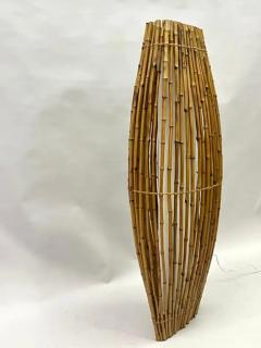  Janine Abraham Dirk Jan Rol French Midcentury Rattan Light Sculpture Floor Lamp Janine Abraham D Jan Roi - 3605248