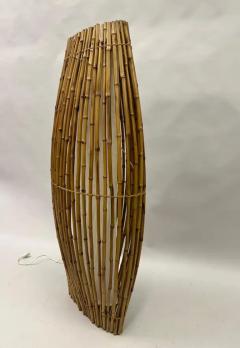  Janine Abraham Dirk Jan Rol French Midcentury Rattan Light Sculpture Floor Lamp Janine Abraham D Jan Roi - 3605253