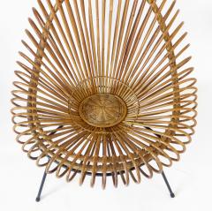  Janine Abraham Dirk Jan Rol Janine Abraham and Dirk Jan Rol French Rattan Lounge Chair for Edition Rougier - 1211472