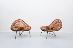  Janine Abraham Dirk Jan Rol Pair Of Chairs By Janine Abraham Dirk Jan Rol For Rougier 1950s - 1887088