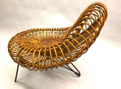  Janine Abraham Dirk Jan Rol Pair of French Midcentury Rattan Lounge Chairs by Janine Abraham Dirk Jan Rol - 1641906