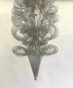  Jannis Kounellis Italian Mid Century Arte Povera Artist Wire Sculpture Chandeliers Kounellis  - 3478524