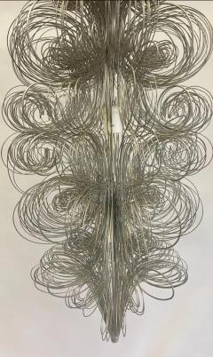  Jannis Kounellis Italian Mid Century Arte Povera Artist Wire Sculpture Chandeliers Kounellis  - 3478529