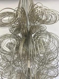  Jannis Kounellis Italian Mid Century Arte Povera Artist Wire Sculpture Chandeliers Kounellis  - 3478549