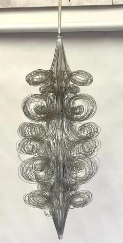  Jannis Kounellis Italian Mid Century Arte Povera Artist Wire Sculpture Chandeliers Kounellis  - 3478569