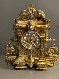  Japy Freres ELABORATE 19TH CENTURY FRENCH BRASS CLOCK - 2653111