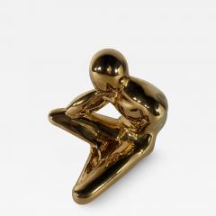  Jaru American Modern Ceramic Gold Glazed The Thinker Jaru - 4247407