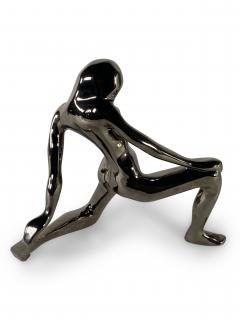  Jaru American Modern Ceramic Silver Glaze Female Kneeling Jaru - 4195855