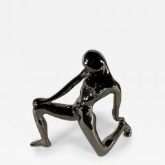  Jaru American Modern Ceramic Silver Glaze Female Kneeling Jaru - 4222072