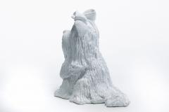  Jaru Jeff Koons Style Midcentury Modern White Ceramic Yorkshire Terrier Dog Sculpture - 4794874