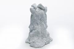  Jaru Jeff Koons Style Midcentury Modern White Ceramic Yorkshire Terrier Dog Sculpture - 4794880