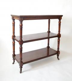  Jas Shoolbred Co English Aesthetic Movement Etagere in Chestnut circa 1880 - 3733042