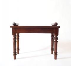  Jas Shoolbred Co English Aesthetic Movement Petite Chestnut Hall Bench or Window Seat circa 1880 - 3928859