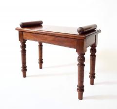  Jas Shoolbred Co English Aesthetic Movement Petite Chestnut Hall Bench or Window Seat circa 1880 - 3928863