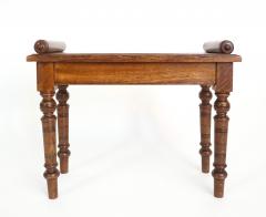  Jas Shoolbred Co English Aesthetic Movement Petite Oak Hall Bench or Window Seat circa 1880 - 3348590