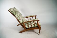  Jas Shoolbred Co Jas Shoolbred Morris Co Style a Pair of Aesthetic Movement Reclining Armchairs - 4183339