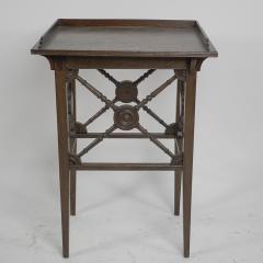  Jas Shoolbred Co Jas Shoolbred a Gothic Revival Oak Side Table with Upper Gallery - 4183325