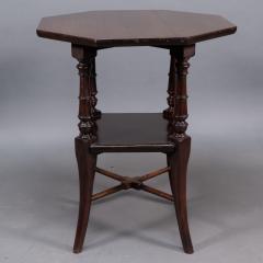  Jas Shoolbred Co Jas Shoolbred attributed An Aesthetic Movement Octagonal Mahogany Side Table - 4191922