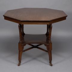  Jas Shoolbred Co Jas Shoolbred attributed An Aesthetic Movement Octagonal Shaped Centre Table - 4191928