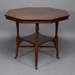  Jas Shoolbred Co Jas Shoolbred attributed An Aesthetic Movement Octagonal Shaped Centre Table - 4191929