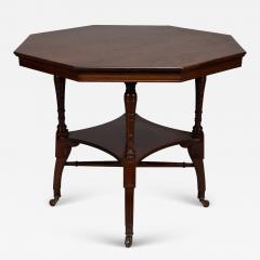  Jas Shoolbred Co Jas Shoolbred attributed An Aesthetic Movement Octagonal Shaped Centre Table - 4233048