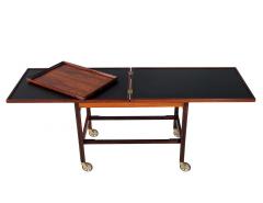  Jason M bler Mid Century Danish Rosewood Bar Trolley Table by Kurt stervig for Jason M bler - 3906823